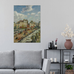 Plakat Camille Pissarro "Most Pont-Neuf" - reprodukcja