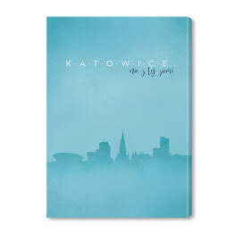 Obraz na płótnie Katowice, panorama miasta