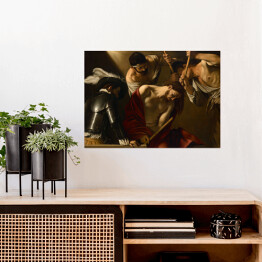 Plakat samoprzylepny Caravaggio "The Crowning with Thorns"