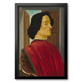 Obraz w ramie Sandro Botticelli. Giuliano de Medici. Reprodukcja