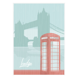 Plakat Miasta Europy - Londyn