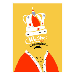 Plakat Queen - "We are the champions"