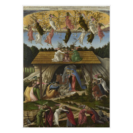 Plakat samoprzylepny Sandro Botticelli Mistyczne narodzenie. Reprodukcja