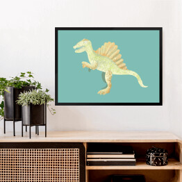 Obraz w ramie Prehistoria - dinozaur Spinozaur