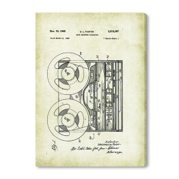Obraz na płótnie S. L. Pastor - patenty na rycinach vintage