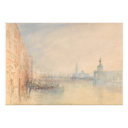 Plakat Joseph Mallord William Turner "Wenecja, ujście Wielkiego Kanału" - reprodukcja
