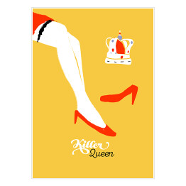 Plakat samoprzylepny Queen - "Killer Queen"