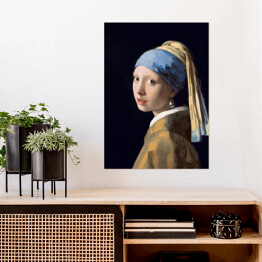 Plakat Jan Vermeer "Dziewczyna z perłą"- reprodukcja