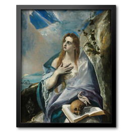 Obraz w ramie El Greco "Maria Magdalena pokutująca" - reprodukcja