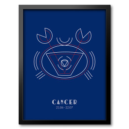 Obraz w ramie Znaki zodiaku - rak