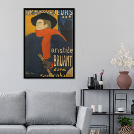 Plakat w ramie Henri de Toulouse-Lautrec "Ambasador" - reprodukcja