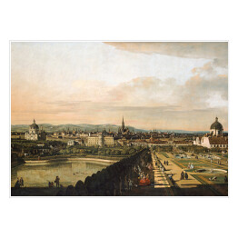 Plakat Canaletto "Widok na Wenecję z Belwederu" - reprodukcja