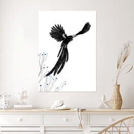 Plakat samoprzylepny Widowbird - Wikłacz olbrzymi - ilustracja