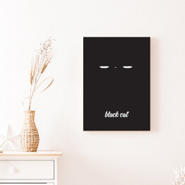 Obraz na płótnie Ilustracja - black cat