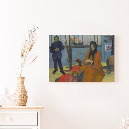 Obraz na płótnie Paul Gauguin "Pracownia Schuffenecker'a" - reprodukcja