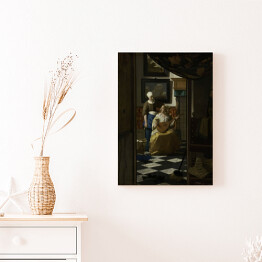 Obraz na płótnie Vermeer Johannes "List miłosny" - reprodukcja