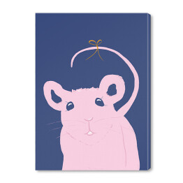 Obraz na płótnie Ilustracja - zwierzątka - myszka