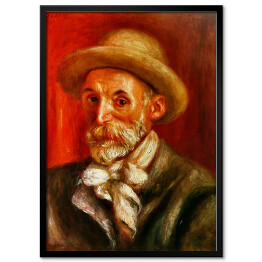 Plakat w ramie Auguste Renoir "Autoportret" - reprodukcja