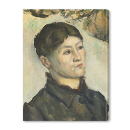 Obraz na płótnie Paul Cezanne "Portret Pani Cezanne" - reprodukcja