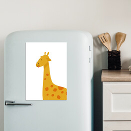 Magnes dekoracyjny Urocza uśmiechnięta żyrafa