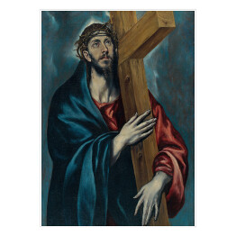 Plakat samoprzylepny El Greco "Chrystus niosący krzyż" - reprodukcja
