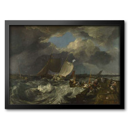 Obraz w ramie Joseph Mallord William Turner "Obrazy Calaisa Piera" - reprodukcja