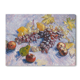 Obraz na płótnie Vincent van Gogh Winogrona, cytryny, gruszki i jabłka. Reprodukcja
