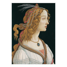 Plakat Sandro Botticelli Portret kobiety. Reprodukcja