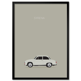 Plakat w ramie Polskie samochody - SYRENA
