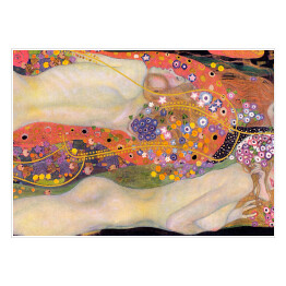 Plakat samoprzylepny Gustav Klimt Węże wodne II Reprodukcja obrazu