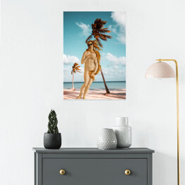 Plakat Wenus na plaży