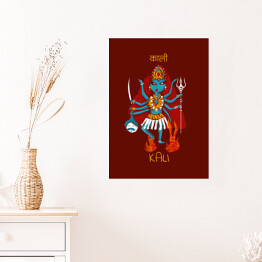 Plakat Kali - mitologia hinduska