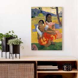 Obraz na płótnie Paul Gauguin Na Fe Faaipopio. Kiedy mnie poślubisz. Reprodukcja