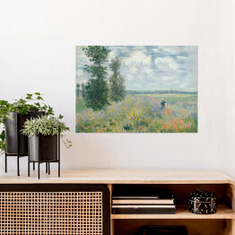 Plakat Claude Monet Pole maków Argenteuil. Reprodukcja
