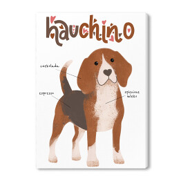 Obraz na płótnie Kawa z psem - hauchino
