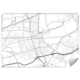 Fototapeta Minimalistyczna mapa Zabrze