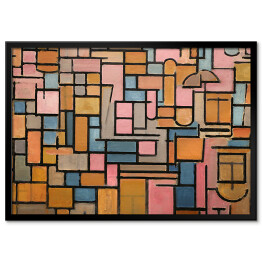 Plakat w ramie Piet Mondrian "Tableau III" - reprodukcja