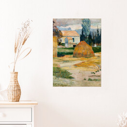 Plakat Paul Gauguin Krajobraz w pobliżu Arles. Reprodukcja