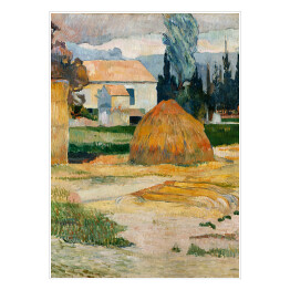 Plakat samoprzylepny Paul Gauguin Krajobraz w pobliżu Arles. Reprodukcja