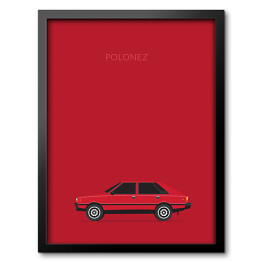 Obraz w ramie Polskie samochody - POLONEZ