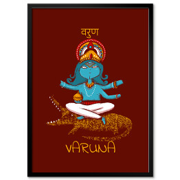 Plakat w ramie Varuna - mitologia hinduska
