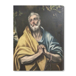 Obraz na płótnie El Greco Łzy Św. Piotra Reprodukcja obrazu