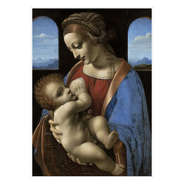 Plakat Leonardo da Vinci "Madonna Litta" - reprodukcja
