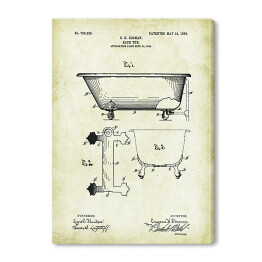 Obraz na płótnie E. H. Sloman - patenty na rycinach vintage