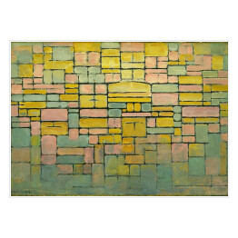 Plakat Piet Mondriaan "Tableau 2 Composition no V"