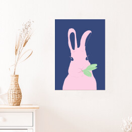 Plakat Zwierzątka - króliczek
