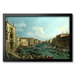 Obraz w ramie Canaletto "Regatta on the Canale Grande"