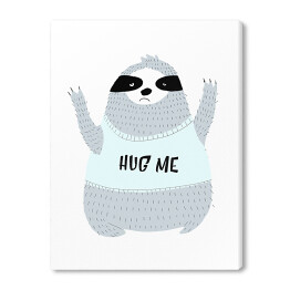 Obraz na płótnie Ilustracja - "Hug me"