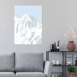 Plakat samoprzylepny Broad Peak - szczyty górskie