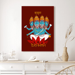 Obraz na płótnie Brahma - mitologia hinduska